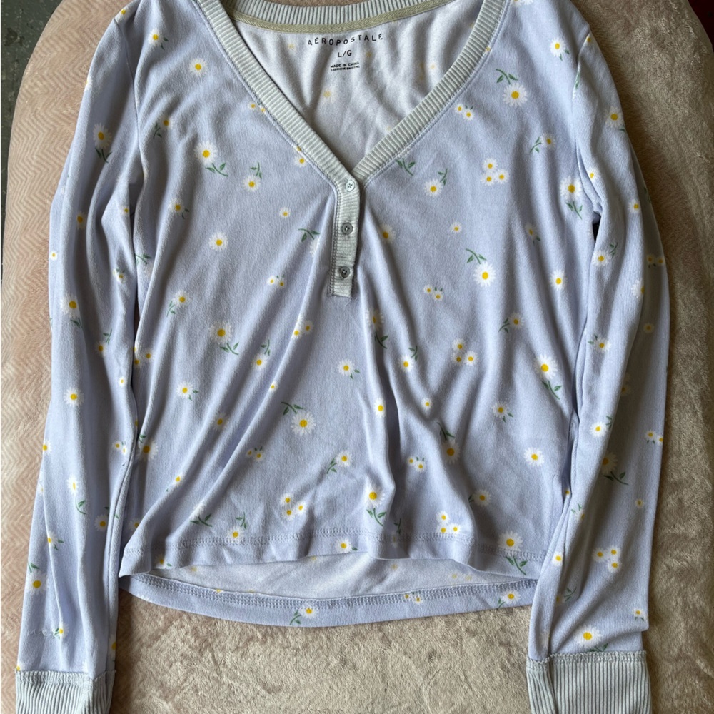 Aeropostale Daisy Pullover Sweater Size L